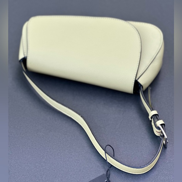 French Connection - Alva Pebbled Faux Leather Angled Shoulder Bag - Picture 8 of 15